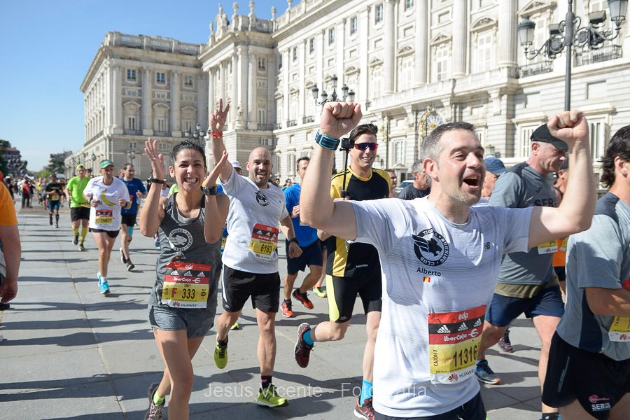 Corriendo en el Palacio de Oriente