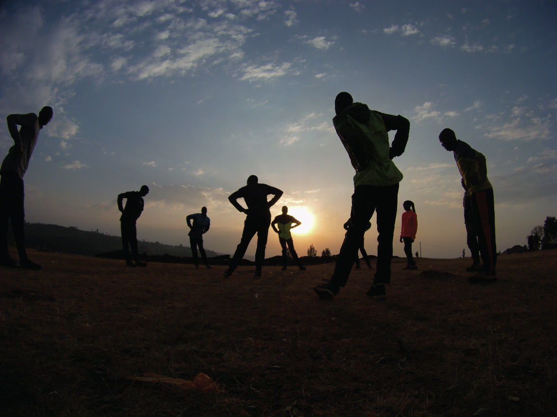 Entrenamientp en Kenia